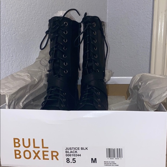 justice combat boots